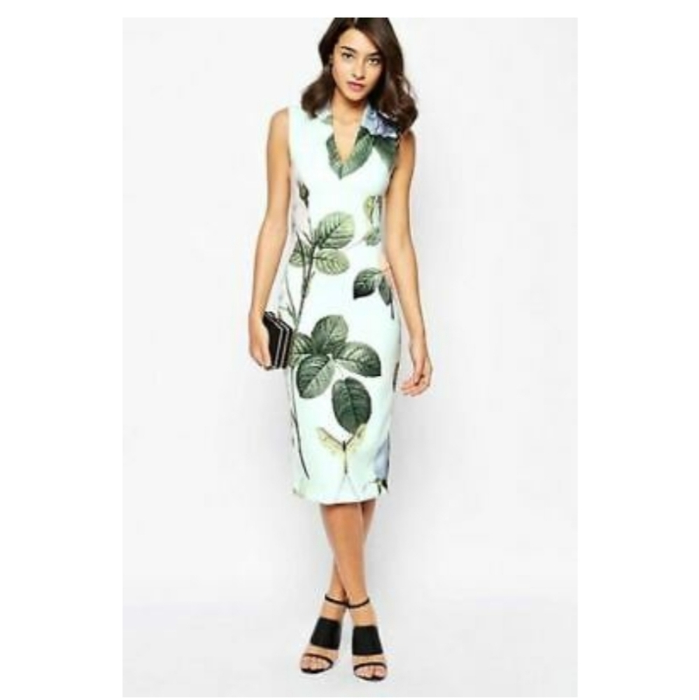 Ted baker Ravina midi dress size 1 US 4